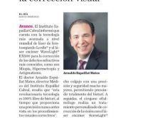 Leer noticia sobre:  11 de Noviembre 2020 
 Tecnología láser para la corrección visual  