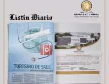 Leer noticia sobre:  31 de Agosto 2018 
  Sección especial Turismo de Salud.  Listín Diario 