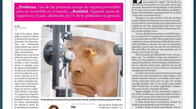 El glaucoma le sigue robando la visi&oacute;n a muchos dominicanos. Peri&oacute;dico El D&iacute;a